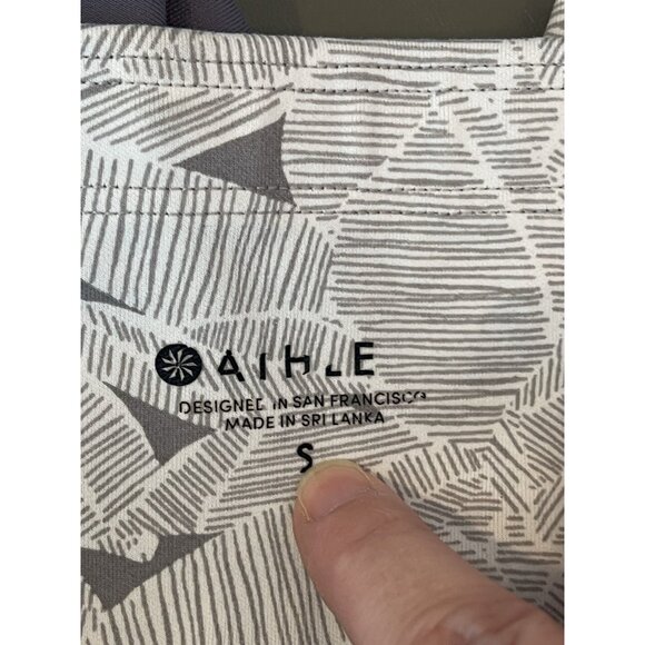 Athleta Leggings Size Small Palm All 7/8 Tight Gray - Picture 11 of 14